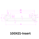 Aluminium Tile Insert Grate | Brushed Gold-20