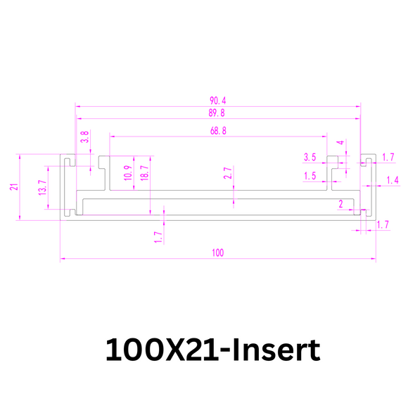 Aluminium Tile Insert Grate | Brushed Gold