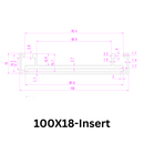 Aluminium Tile Insert Grate | Brushed Black-18