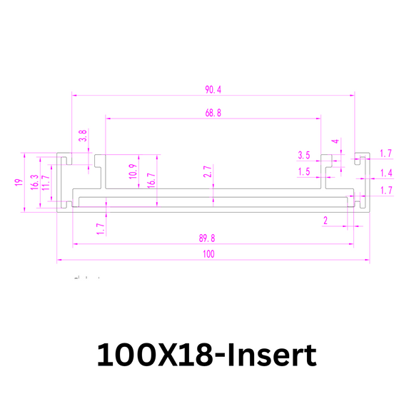 Aluminium Tile Insert Grate | Brushed Black