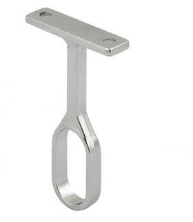 Chrome Oval Pillar Centre 16mm - Imperial Glass and Timber