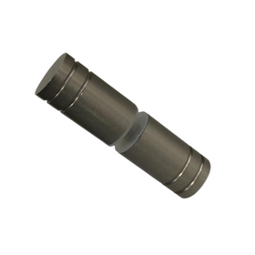 Modern Barrel Knob - Brushed Nickel - 0