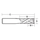 3 Flute Compression Cutter Bit - 75MM-3