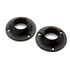 Round Flange | 25mm | Black