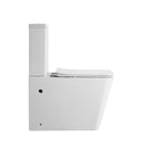 Imperial Two-piece Rimless Toilet | Matte White | Square-3