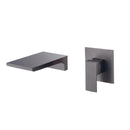 Imperial Wall-Mounted Waterfall Bath Mixer | Gunmetal Grey-1