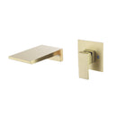 Imperial Wall-Mounted Waterfall Bath Mixer | Brushed Gold-1