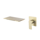Imperial  In-Wall Waterfall Basin and Bath Mixer  |  Brushed Gold-1