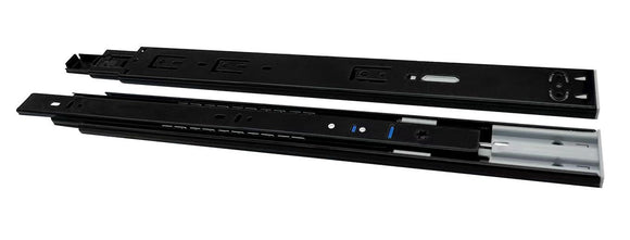 Black Ball bearing Drawer Slide Pair 300mm - soft close