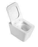 Imperial Floor Standing Rimless Toilet | Matte White | Square-5
