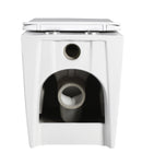 Imperial Floor Standing Rimless Toilet | Matte White | Square-6