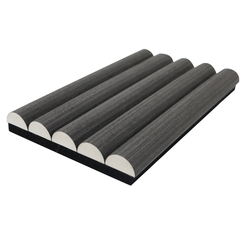Half round Charred Oak | Acoustic Panels | Imperial Glass and Timber ...