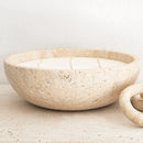 Luminous Travertine Candle-3