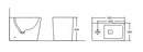 Imperial Floor Standing Bidet | Matte White | Square-2