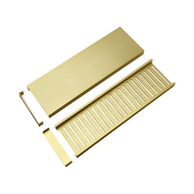 Aluminium Grate Drainer | Brushed Gold - 0