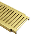 Aluminium Grate Drainer | Brushed Gold-7