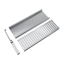 Aluminium Grate Drainer | Brushed Silver-9
