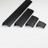 Round Lip Pull Handle - Matte Black