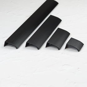 Round Lip Pull Handle - Matte Black