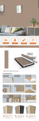 Acoustic Half Round Panel | Walnut Oak-4