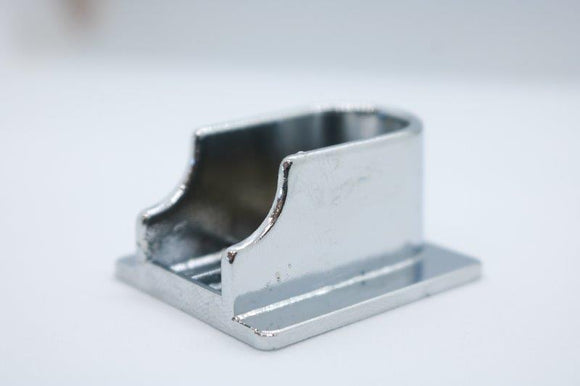 Silver End Flange 16mm - Imperial Glass and Timber