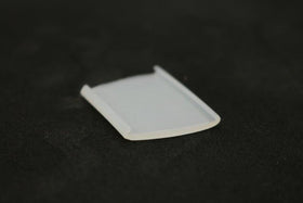 White Glazing Buffer Wardrobe - Imperial Glass and Timber