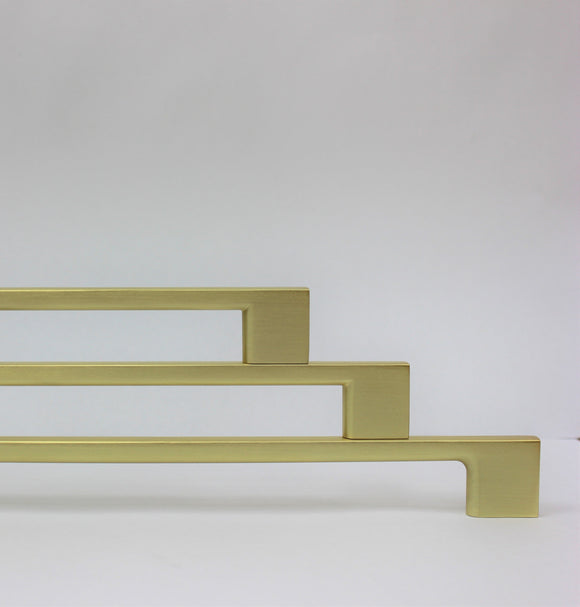 Craftline D Handle - Contemporary Kitchen Handle - Imperial Glass and Timber