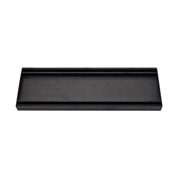 Aluminium Tile Insert Grate | Brushed Black