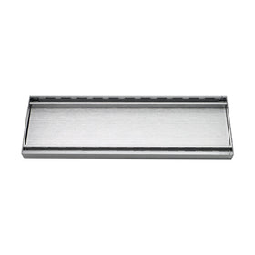 Aluminium Tile Insert Grate | Brushed Silver - 0