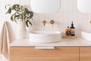 Imperial Fluted Arched Wash Basin | Matte White | 415MM-5