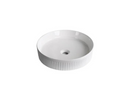 Imperial Fluted Wash Basin | Matte White | 410MM-5