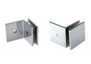 Bathroom Shower Screen Glass Wall Clips Clamps Mount Brass Chrome-1