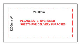 16mm | White Melamine HMR | 2400mm x 1200mm - 0