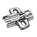 Cross mounting plate with oblong hole height adjustment, nickel plated, Hole line 37 x 32 mm, for screwing on, distance 0.0 mm 9071575-1