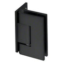 Wall to Glass Offset Shower Screen Hinge Matte Black-1