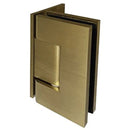 Wall to Glass Offset Shower Screen Hinge Brushed Brass-1