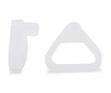 Shelf Support Retaining Clip | Plastic | Translucent