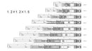 Push To Open Ball Bearing Runner 500mm - Black-2