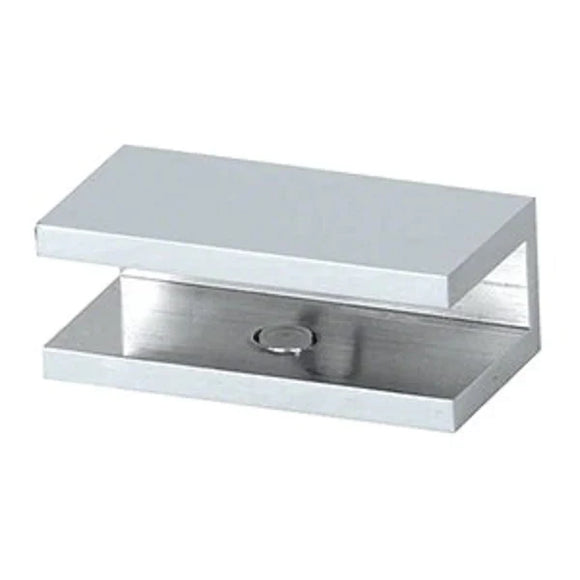 Square No Drill Clamp Chrome