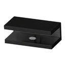 Square No Drill Clamp Matte Black-1