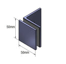 Wall to Glass Shower Screen Bracket Brushed Brass-2