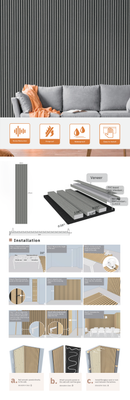 Acoustic Square Panel | Greige Oak-4