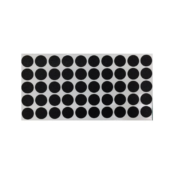 Black Screw Cap Stickers - 20mm Diametre