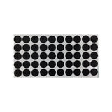 Black Screw Cap Stickers - 15mm Diametre