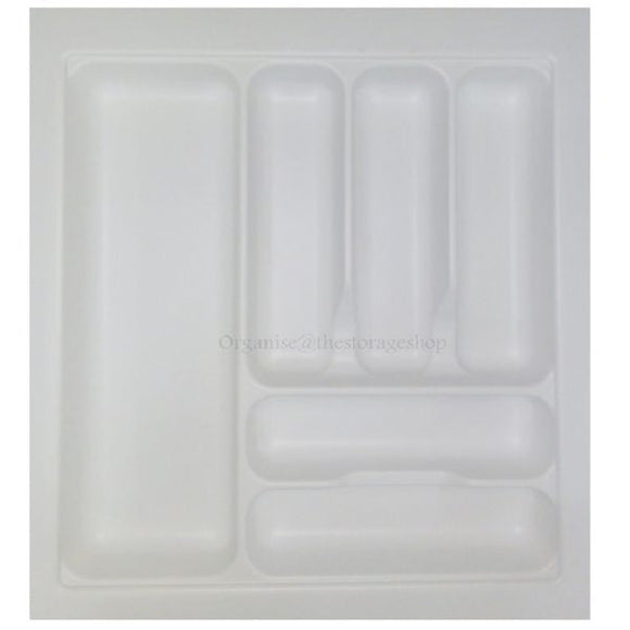 White Cutlery Tray 435mm x 450 - Imperial Glass and Timber