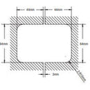 180 Degree Glass to Glass Shower Hinge Chrome-2