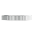 Imperial Fluted Wash Basin | Matte White | 570MM-3