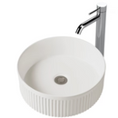 Imperial Fluted Wash Basin | Matte White | 410MM-6