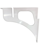 Wardrobe Shelf Bracket | White