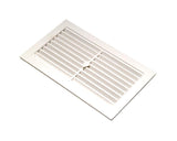 Wall Vent In White Overall Size: 240mm X 140mm, Cut Out Size: 225mm X 125mm